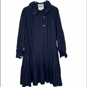 AVN Italy Blue Dress With Pockets